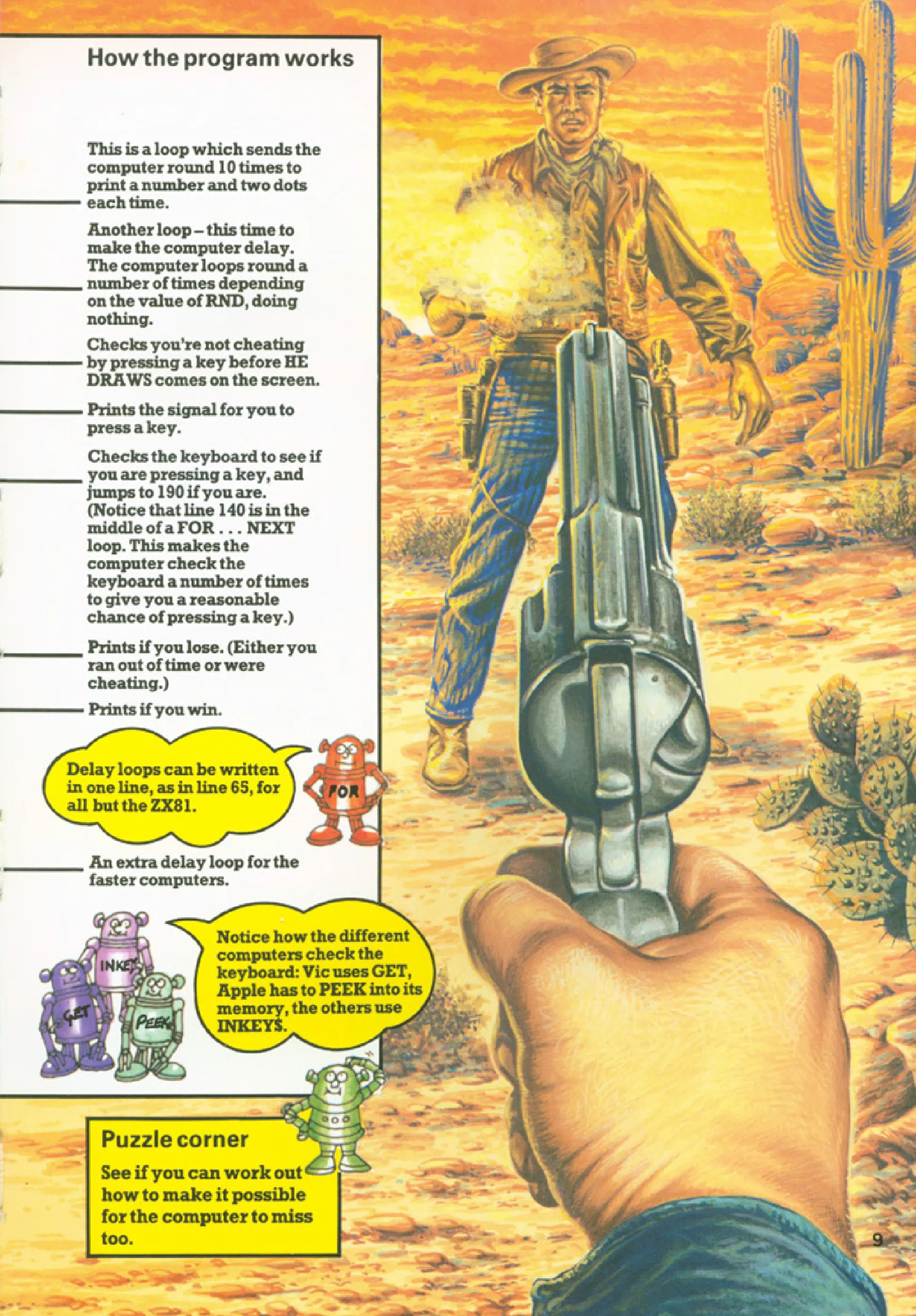 Shootout, sida 2 — Usborne Computer Battlegames