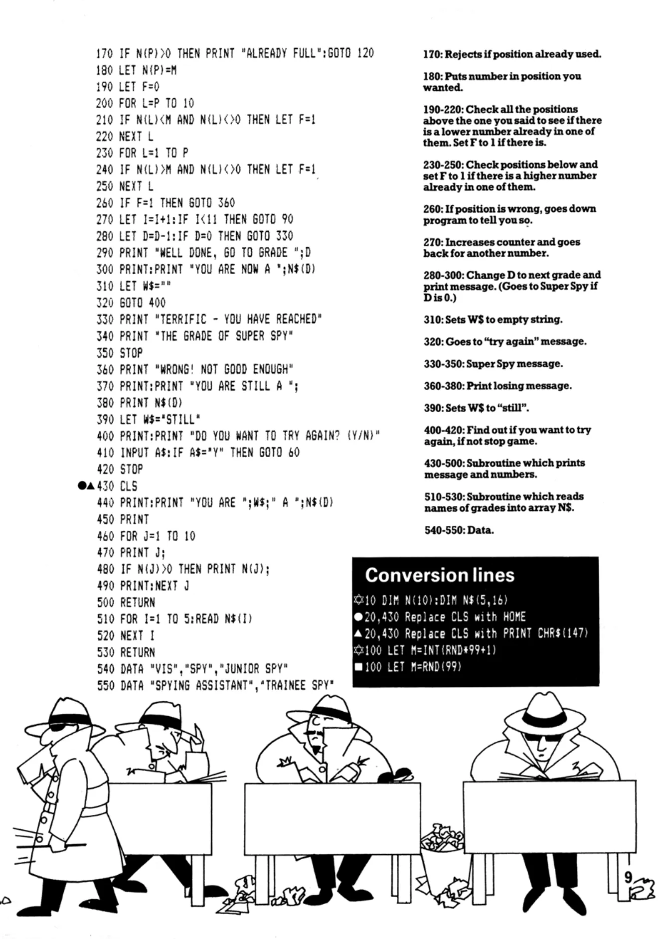 Spy Q Test, sida 2 — Usborne Computer Spy Games