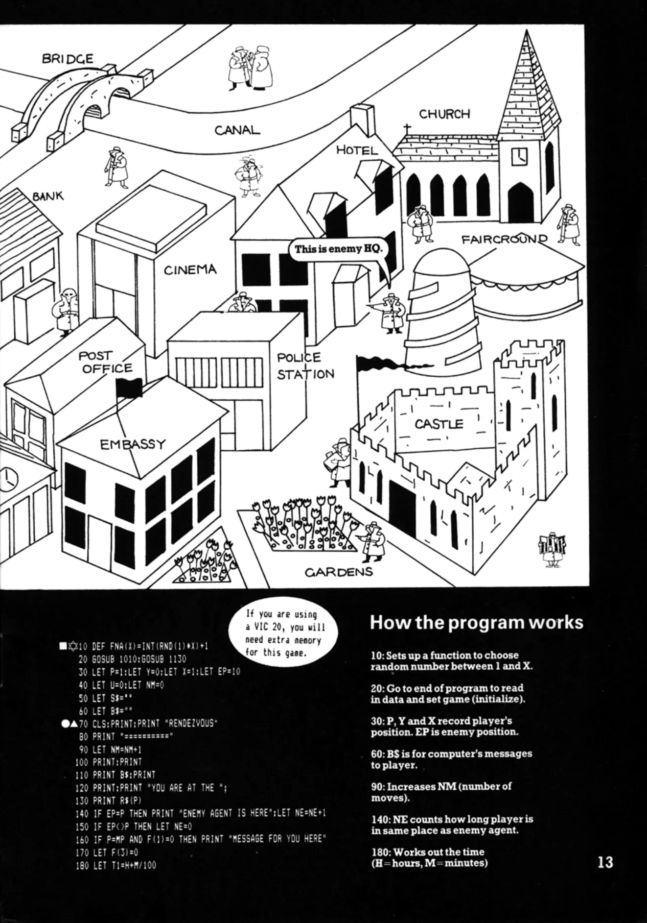 Rendezvous, sida 2 — Usborne Computer Spy Games