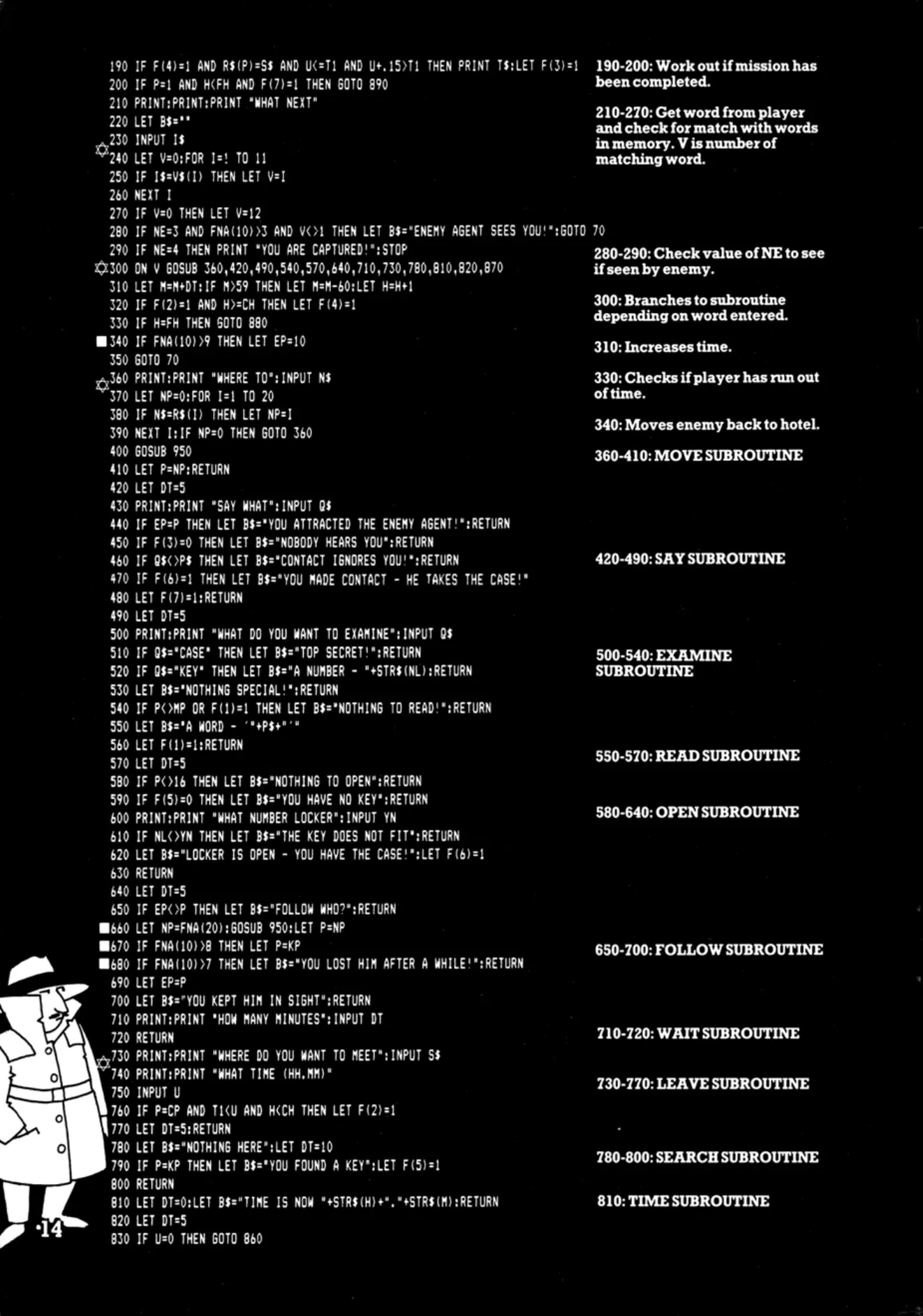 Rendezvous, sida 3 — Usborne Computer Spy Games
