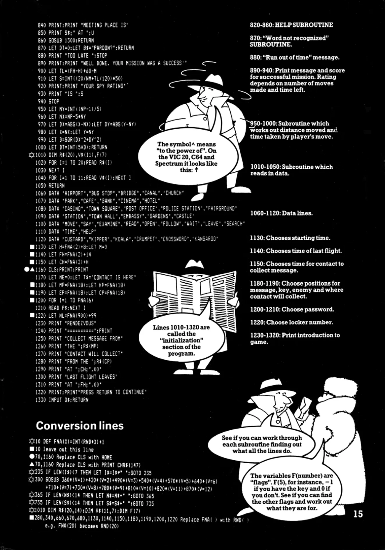 Rendezvous, sida 4 — Usborne Computer Spy Games