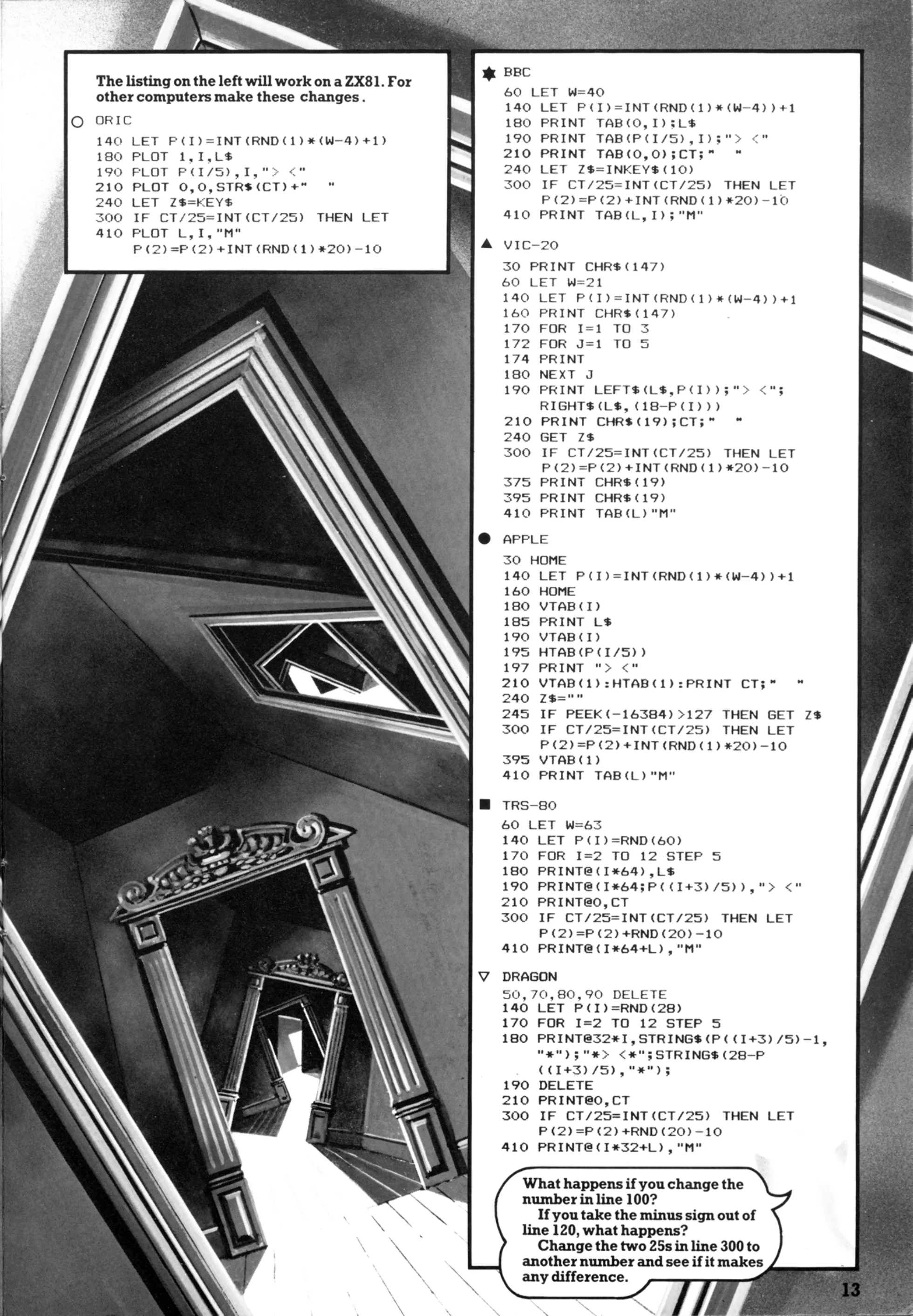 Mad House, sida 2 — Usborne Creepy Computer Games