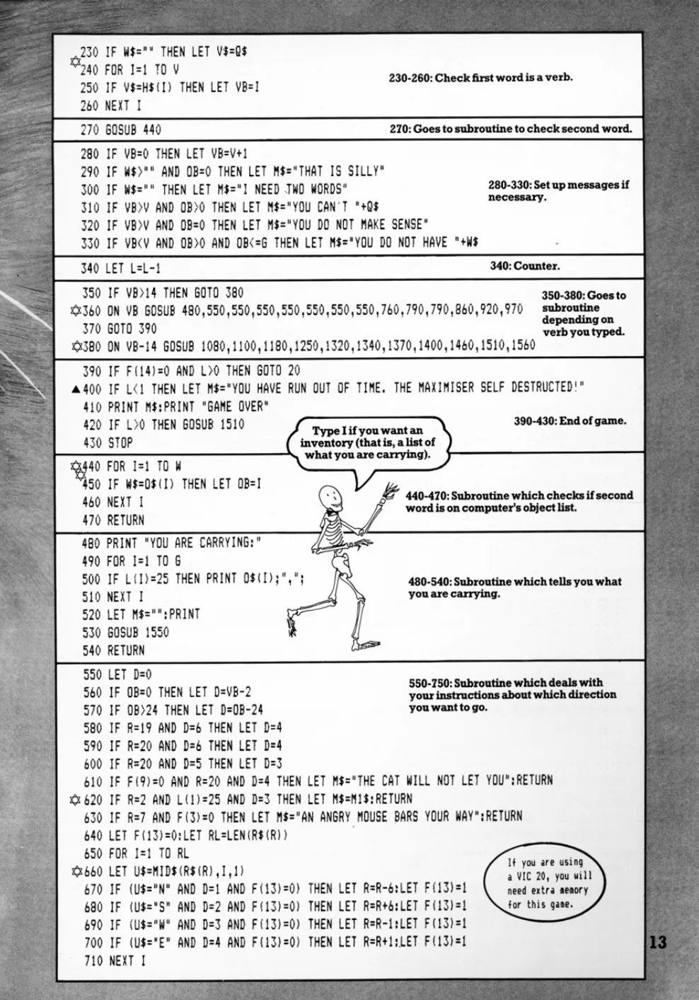 Micropuzzle, sida 2 — Usborne Weird Computer Games
