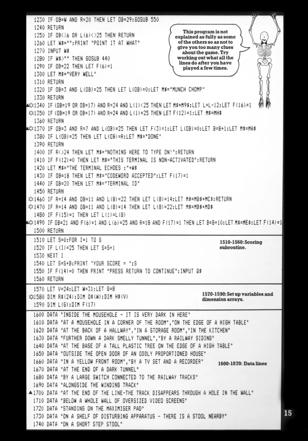 Micropuzzle, sida 4 — Usborne Weird Computer Games